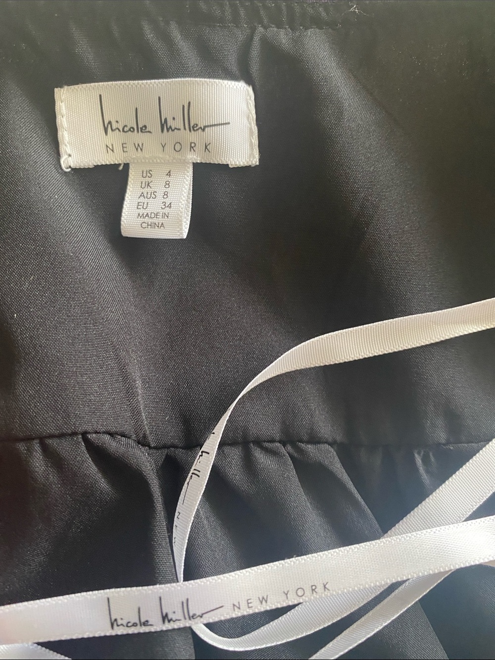 Nicole miller size 4 iridescent wrap dress - Picture 8 of 8